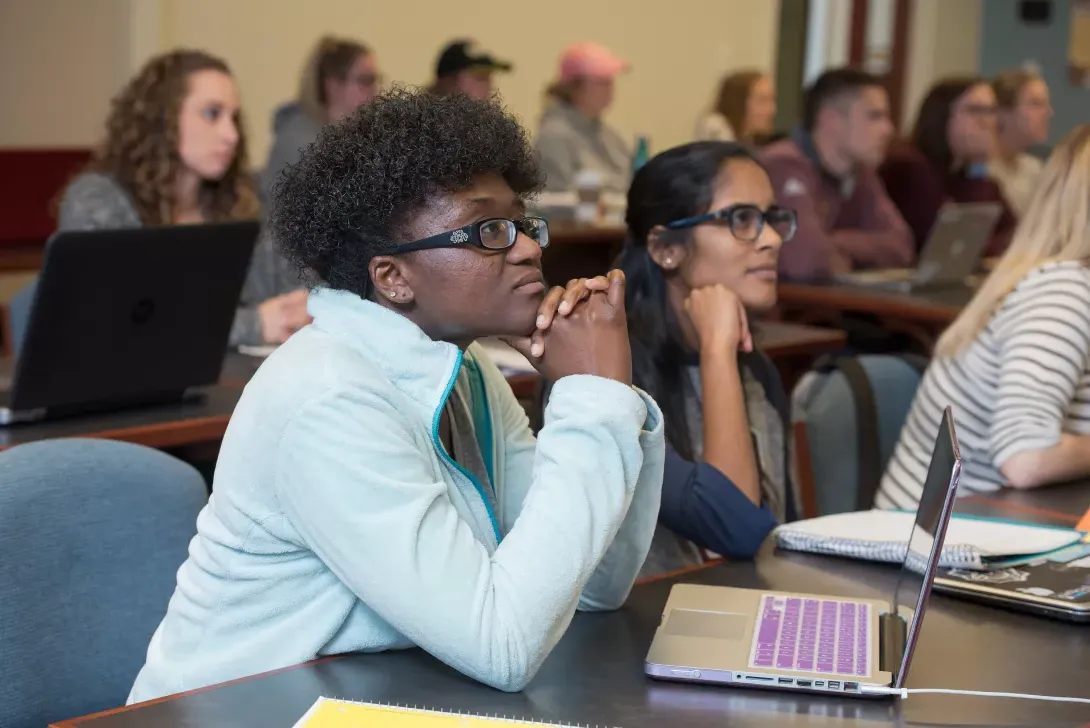 Nursing students in class